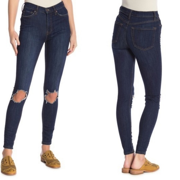 Free People Busted Knee Skinny Jeans - Picture 10 of 10